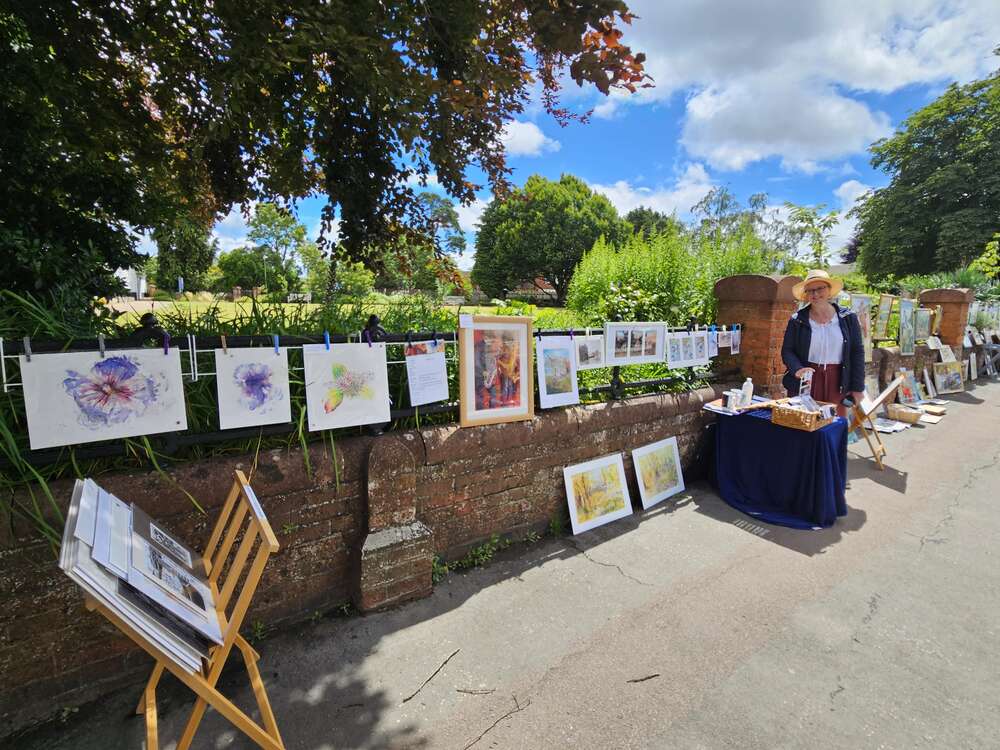 Outdoor Art Exhibition on the Vine